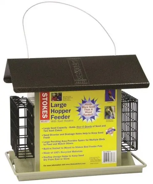 Stokes Select 38111 Large Bird Hopper Feeder Wild Birds