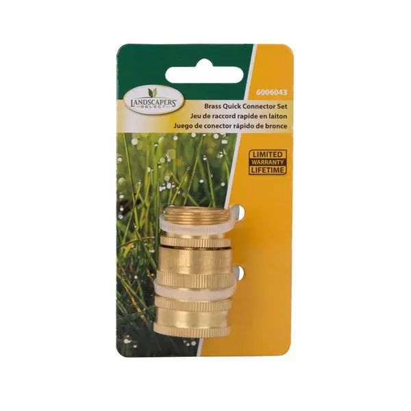 Landscapers Select Hose Connector 3/4 Inch Secure Water Flow