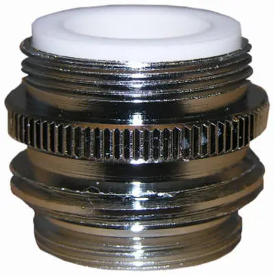 Lasco 09-1451NL Male Garden Hose Aerator Adapter 55/64 x 27 Thread