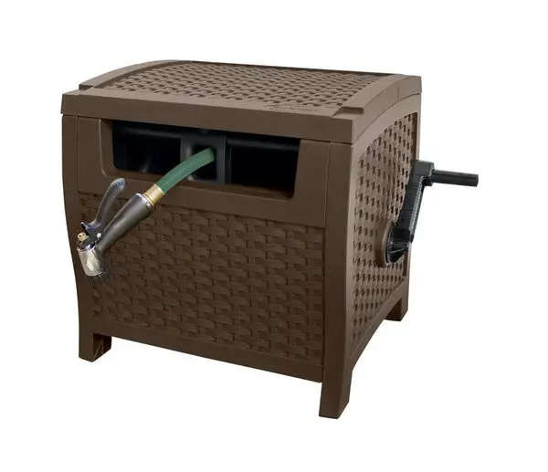 Suncast PTW112 Smart Tube Hose Hideaway Cabinet 175 Foot Storage