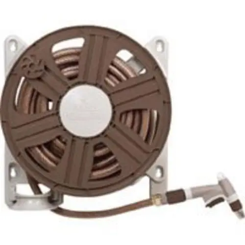 Ames 2388340 Reel Easy Side Mount Poly Hose Reel 18 Inch Easy Garden Watering