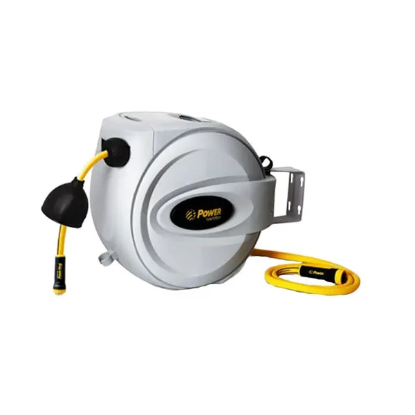 Power Jet BL-GW050 Retractable Power Hose Reel 50 Feet Automatic Rewind