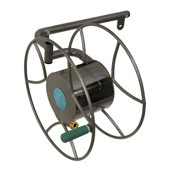 Yard Butler SRWM-180 Wall-Mount Swivel Hose Reel 180-Degrees 100-Foot Capacity