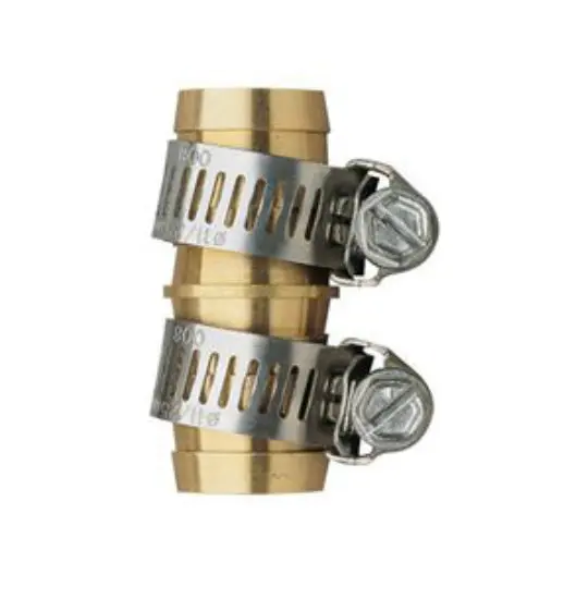 Green Thumb 02HMCGT Heavy Duty 3/4 Inch Brass Repair Hose Mender Garden Hoses