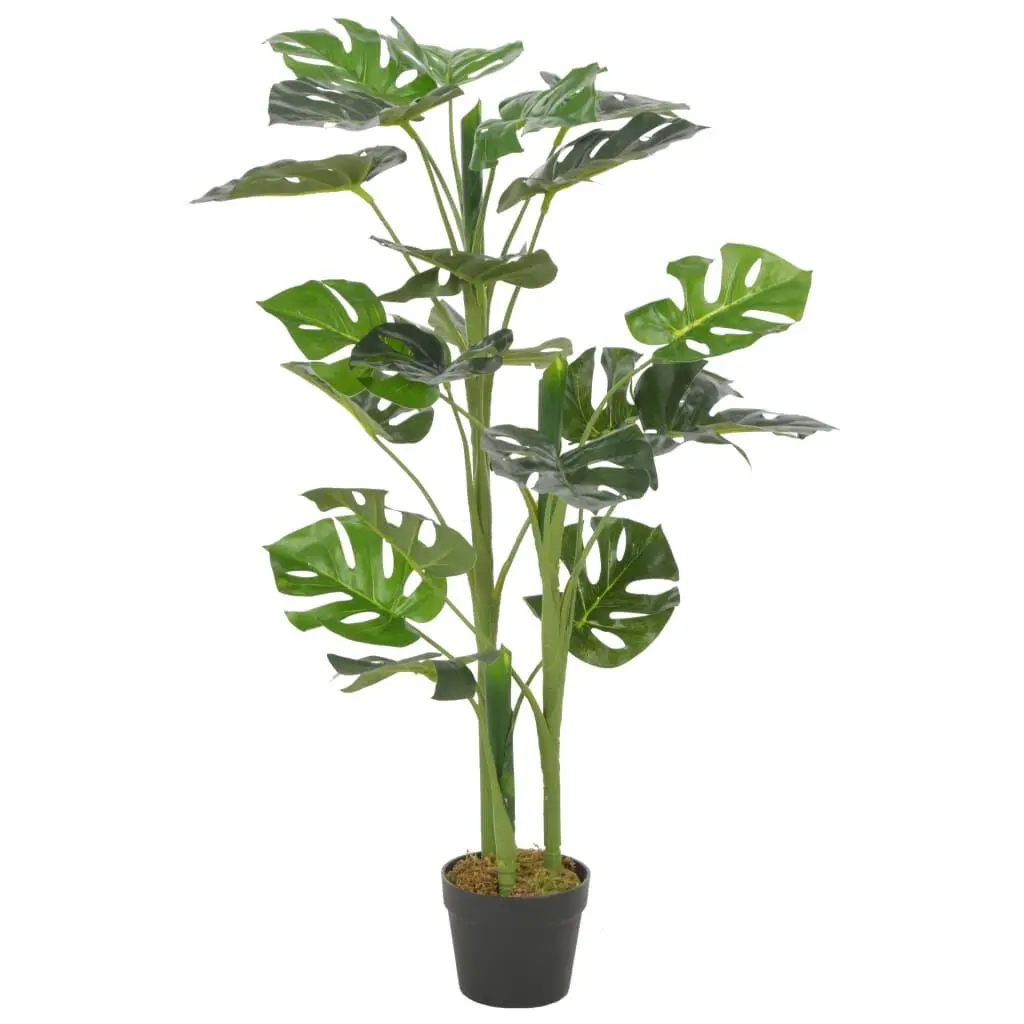 Artificial Plant Monstera Pot Green 39.4 Inches Fake Indoor Decor