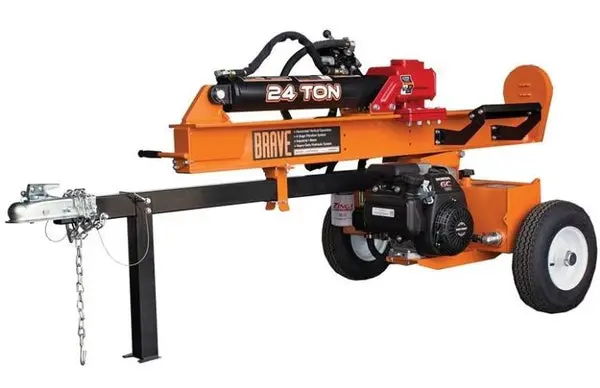 Brave VH1724GC Auto Return Log Splitter 24 Ton Hydraulic Wood Splitter