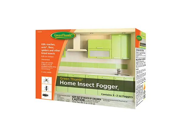 Green Thumb Home Insect Indoor Fogger 2 Oz 3-Pack Pest Elimination