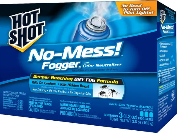 Hot Shot HG-20177 No-Mess Insect Fogger 3.5 Oz Indoor Pest Control