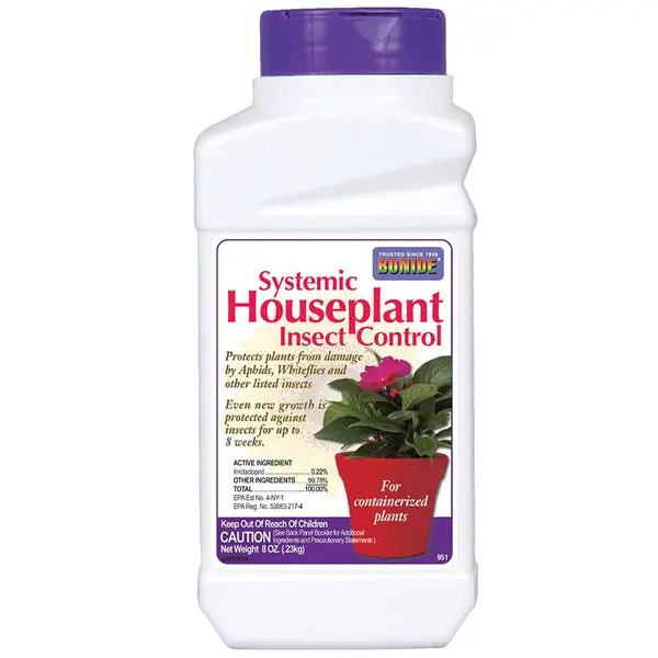 Bonide Systemic Houseplant Insect Control 8 Oz Indoor Plant Protection