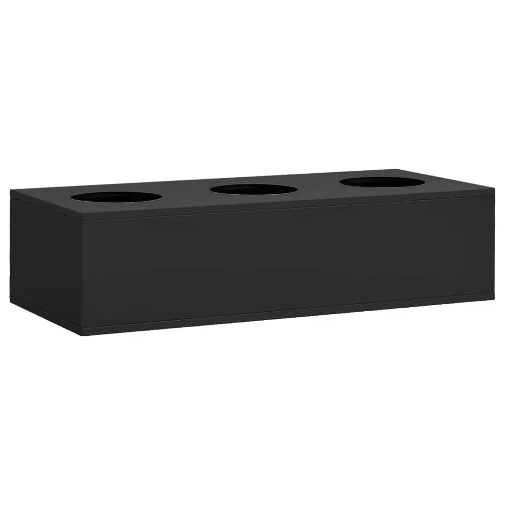 Office Flower Box Anthracite 35.4x15.7x9.1 Steel Planter