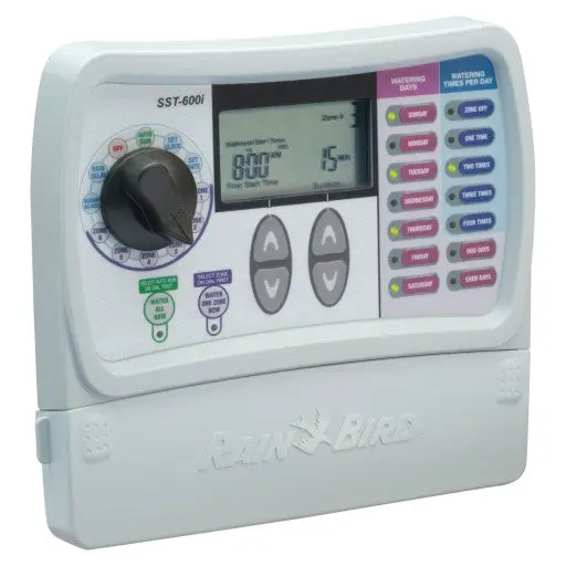 Rain Bird SST-600I Indoor Simple to Set Irrigation Timer 6-Station Watering Controller
