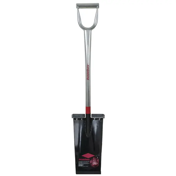 Razor-Back Industrial Spade Steel Handle and D-Grip 13 Inch Heavy Duty Shovel