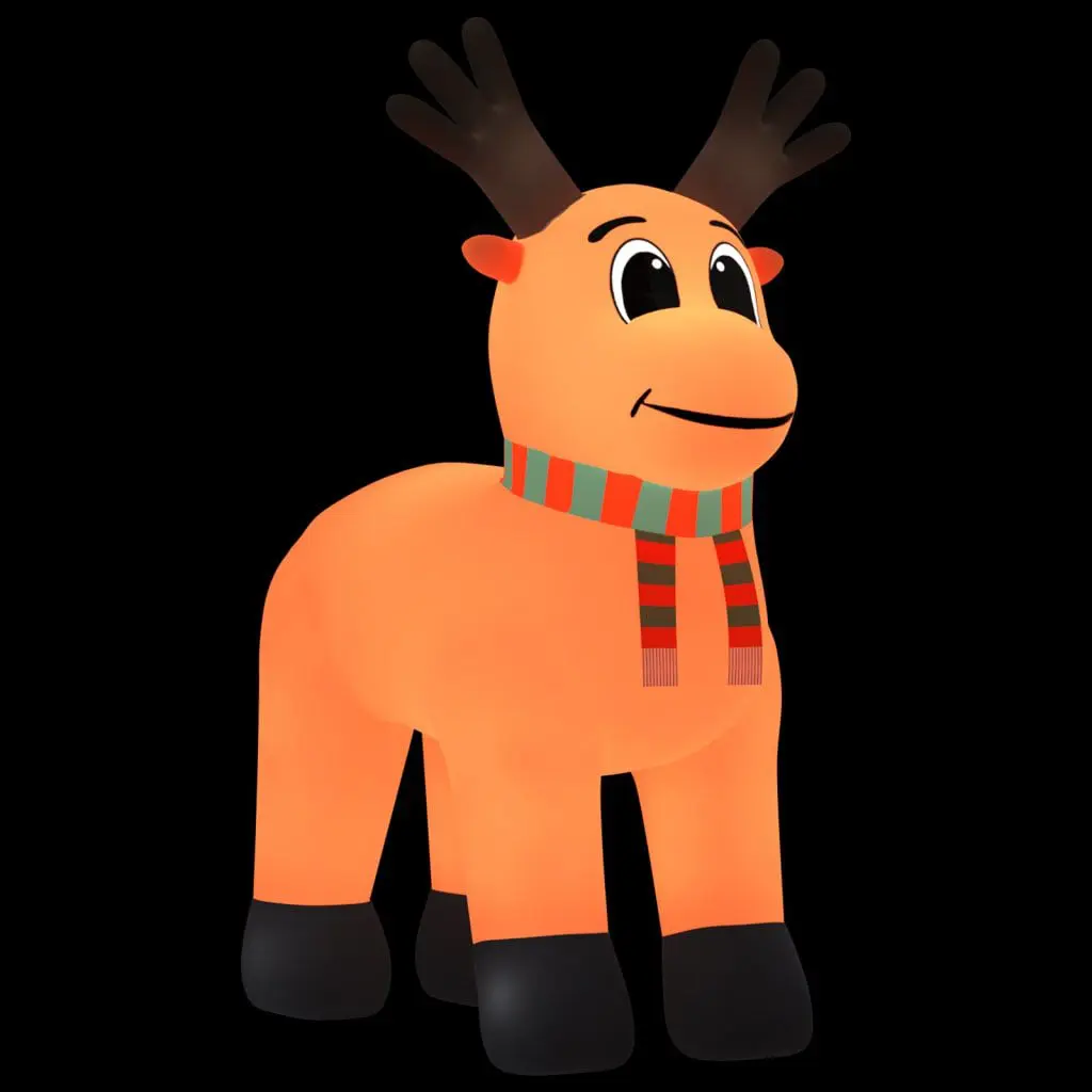 196.9 Inch Christmas Inflatable Reindeer LED Lights Holiday Decor