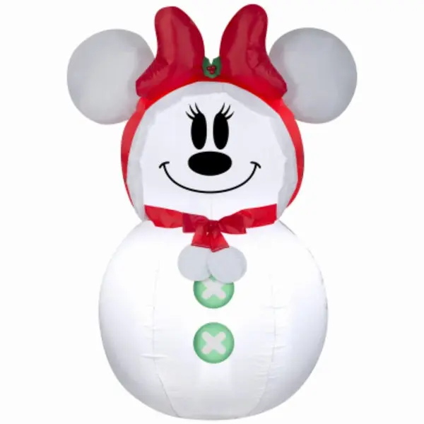 Gemmy 117566 Airblown Inflatable Christmas Minnie Mouse Decoration 3.5 Feet