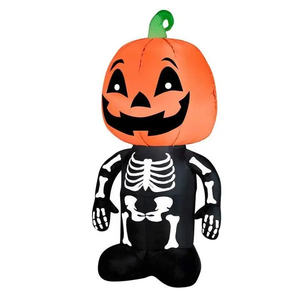 Gemmy 64929 Airblown Inflatable Halloween Pumpkin Boy Yard Decoration