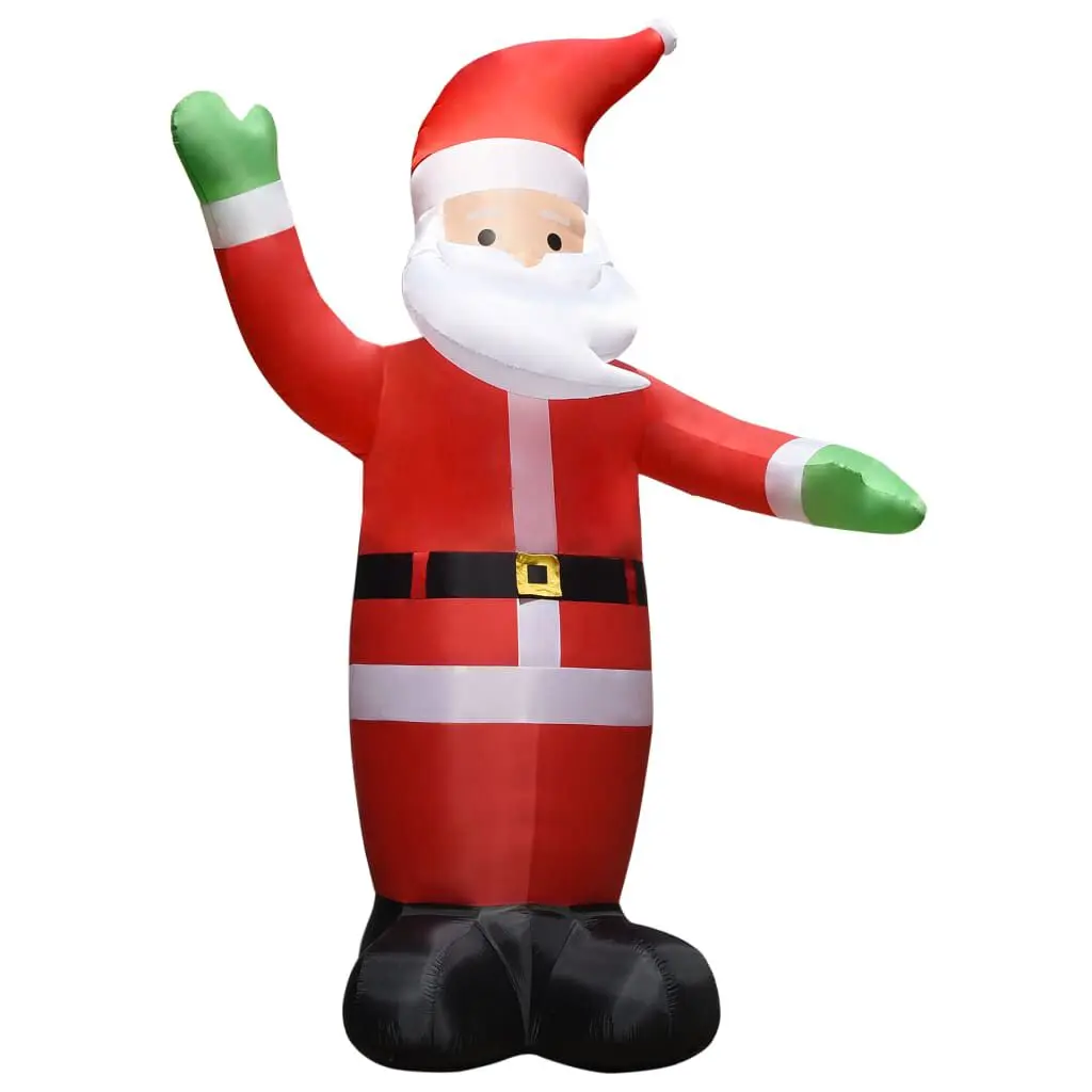 Inflatable Santa Claus LEDs IP44 14.8 ft Christmas Yard Decoration