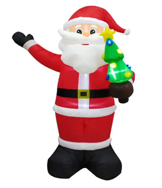 Santas Forest 90610 Inflatable Christmas Santa 8 Feet Santa's Forest