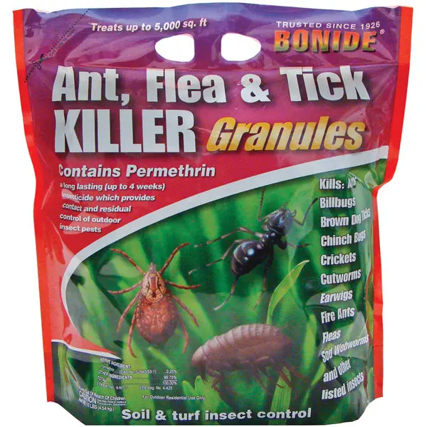 Bonide 60613 Ant Flea Tick Killer Granules 10 lbs Yard Pest Control