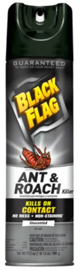 Black Flag HG-11031 Ant & Roach Killer Aerosol Spray 17.5 Oz