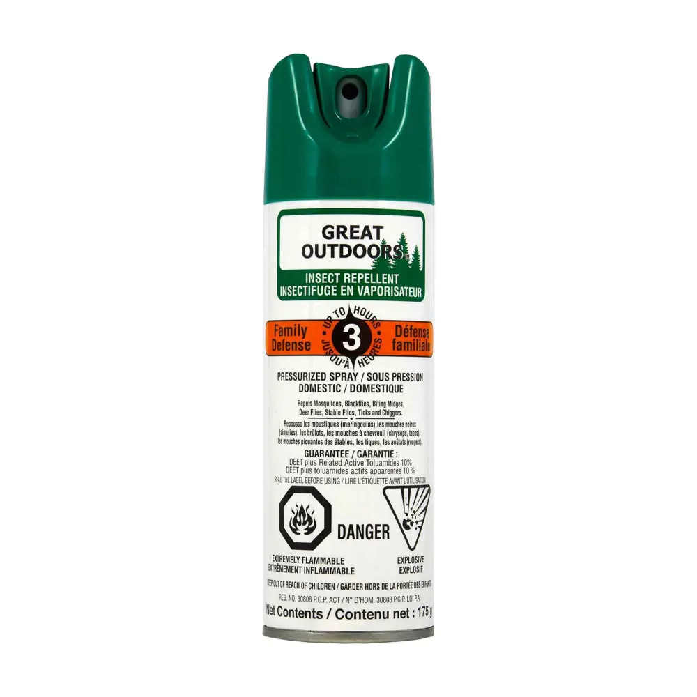 Great Outdoors Insect Repellent Spray 10 % DEET , 175 g