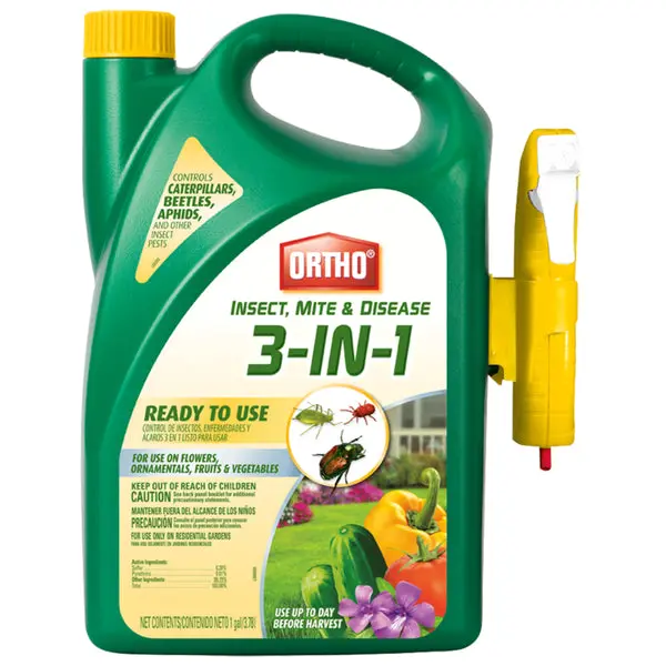 Ortho 0332010 Ready To Use Insect Mite & Disease Control 1 Gallon Outdoor Plants