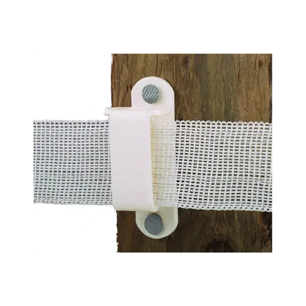 Dare 2330-25W Tape Insulator Wood Posts White 25-Pack Electric Fence Accessories