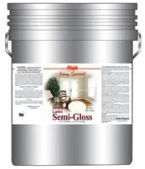 Majic 8-1310-5 Interior Latex Semi-Gloss Paint Off White 5 Gallon Majic Paints