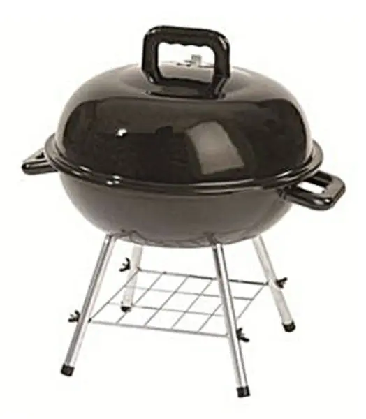 Rankam TG2180501-SC 14" Charcoal Kettle Grill Ash Catcher Black
