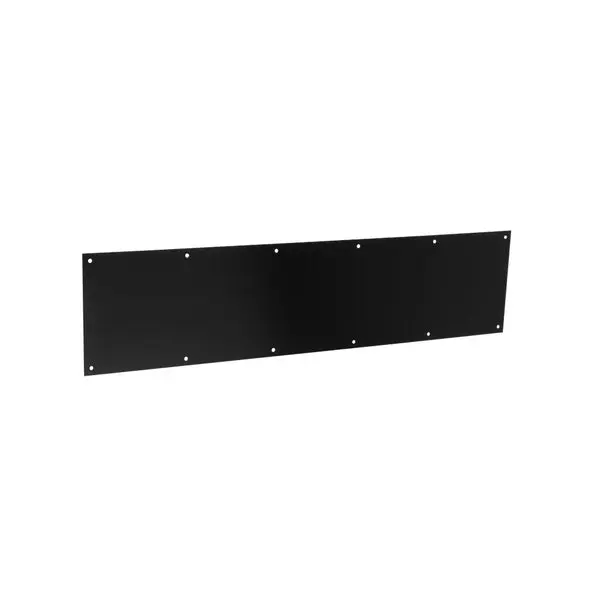 National Hardware Kickplates 8 Inch x 34 Inch Matte Black N270 352