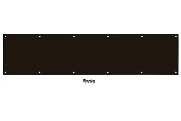 National Hardware N270-312 Kick Plate Oil Rubbed Bronze Door Protection