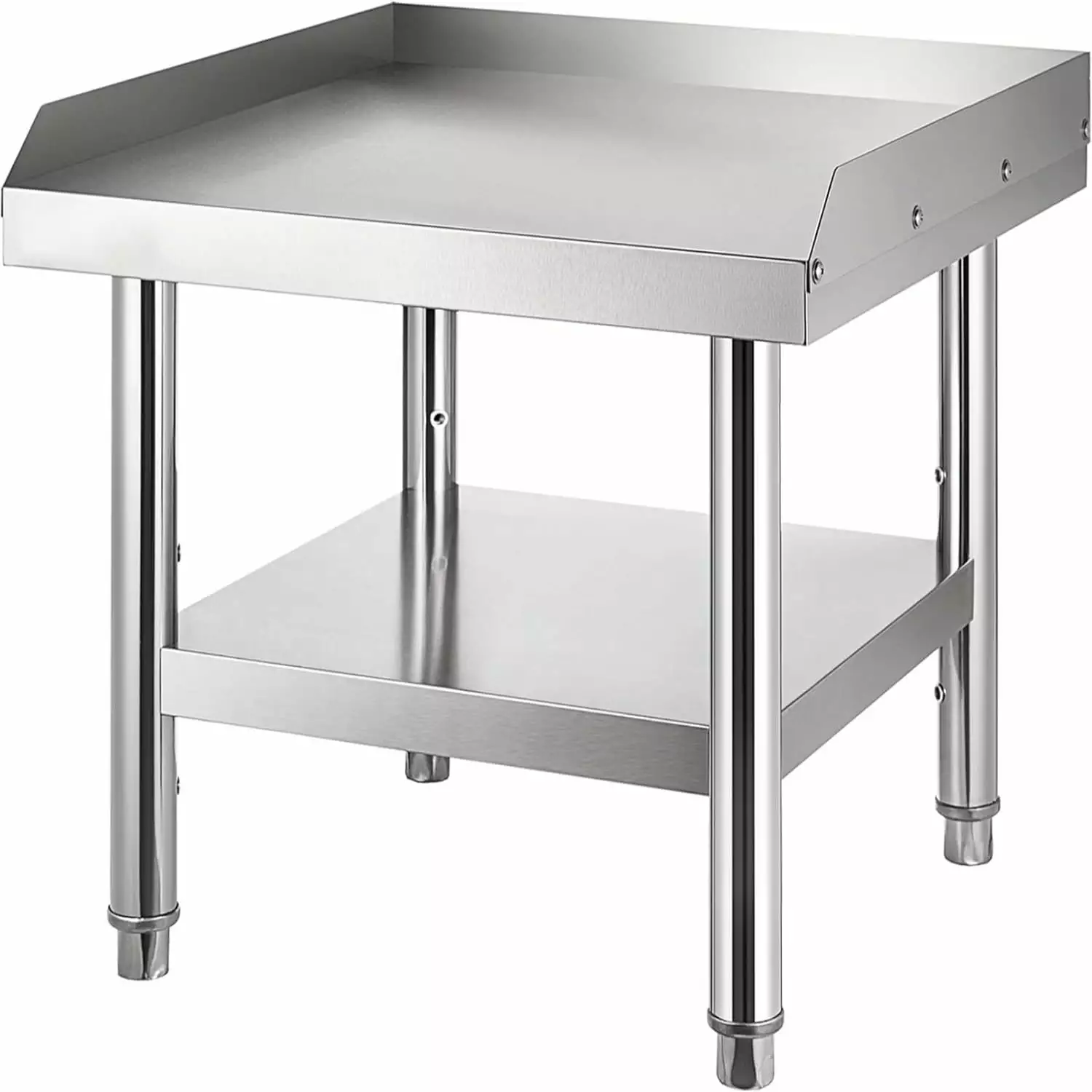 Stainless Steel Equipment Grill Stand 36 x 30 x 24 Inches Stainless Table Grill Stand Table Adjustable Storage Undershelf ...