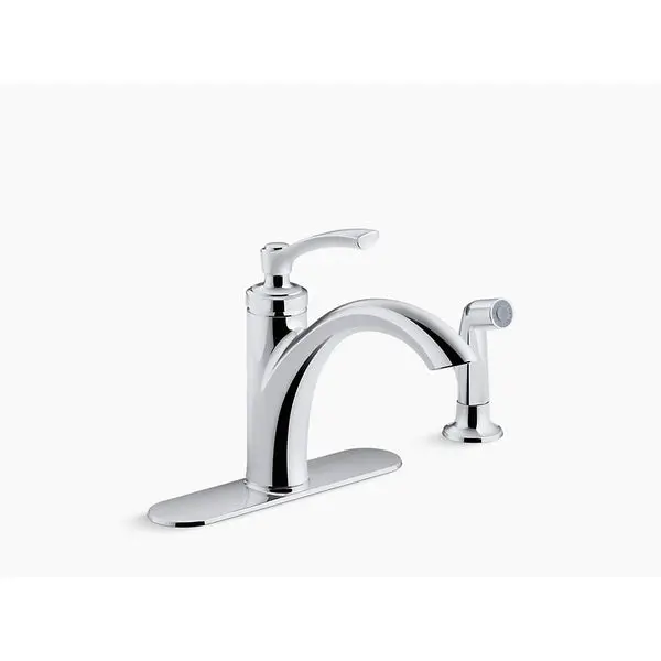 Kohler R29669-CP Linwood Kitchen Faucet Sidespray Polished Chrome