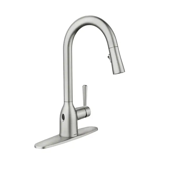 Moen 87233SRS Adler Kitchen Faucet Spot-Resist Stainless Steel Pull-Down Spray