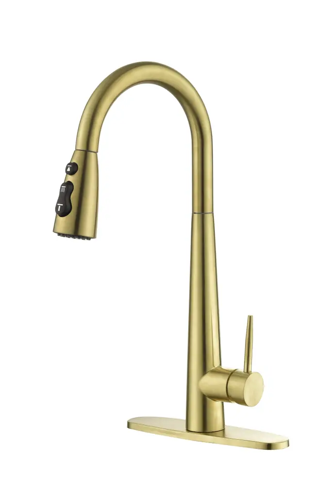 Precious Metal Kitchen Faucet Pull Down Sprayer Modern Sinks rnb