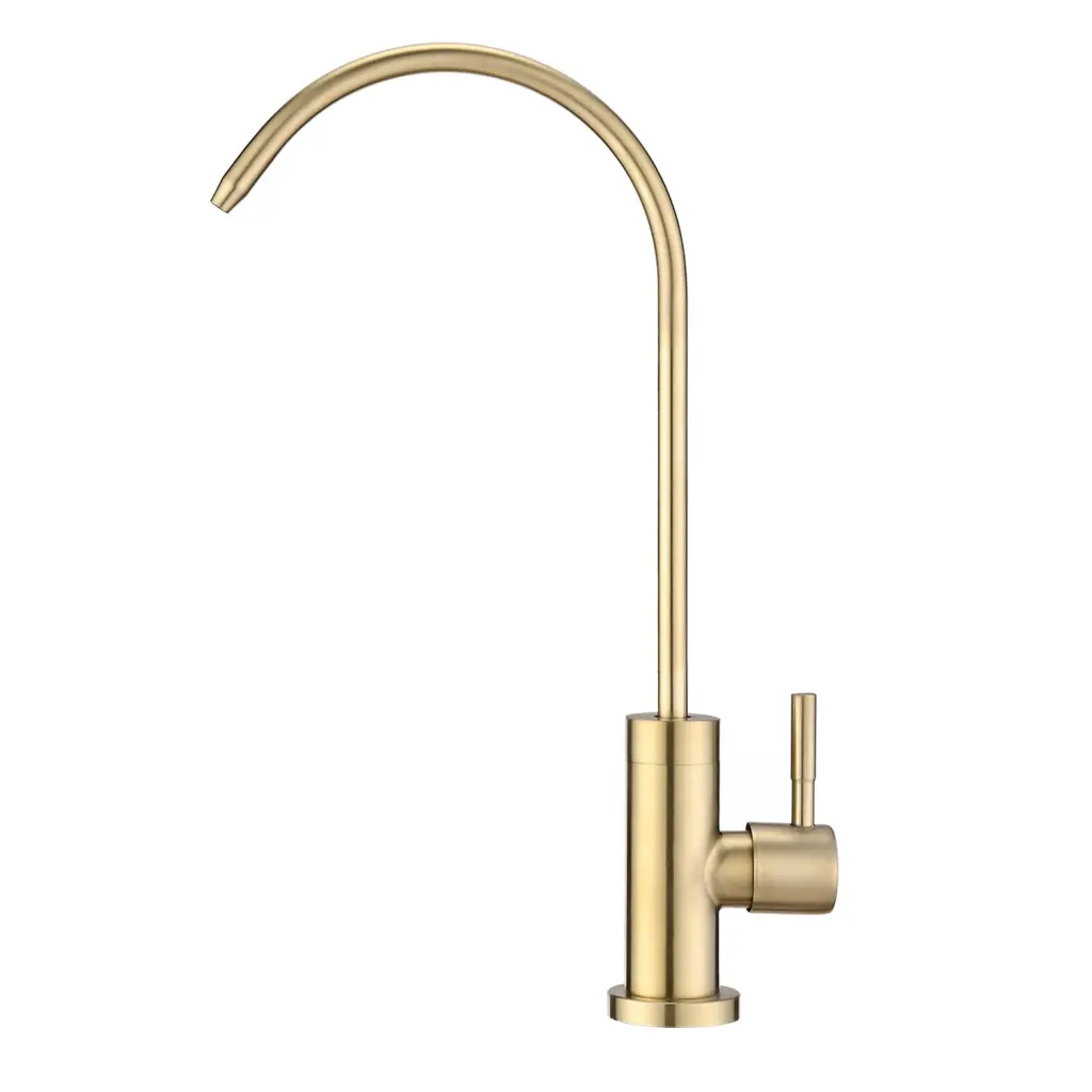 Kitchen Water Filter Faucet Brushed Precious Metal Stainless Steel Drinking Water Faucet whale