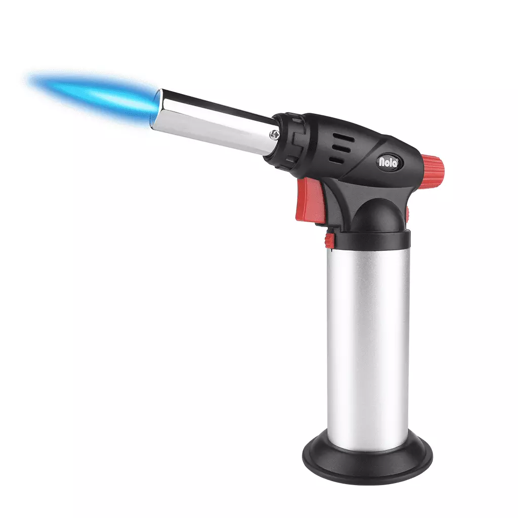 Kitchen Torch Lighter Butane Refillable Adjustable Flame and Safety Lock Baking Creme Brulee