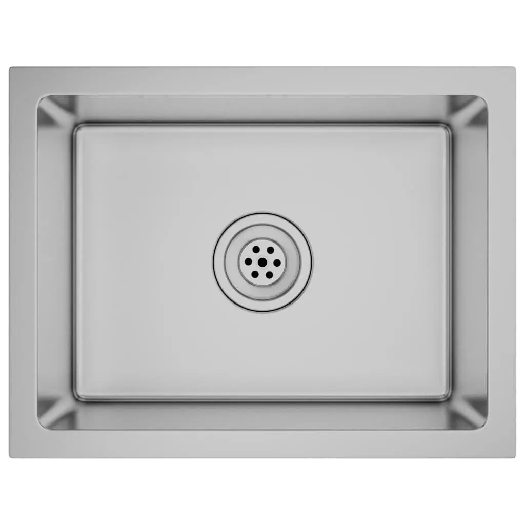 Handmade Kitchen Sink Stainless Steel Single Bowl Sink