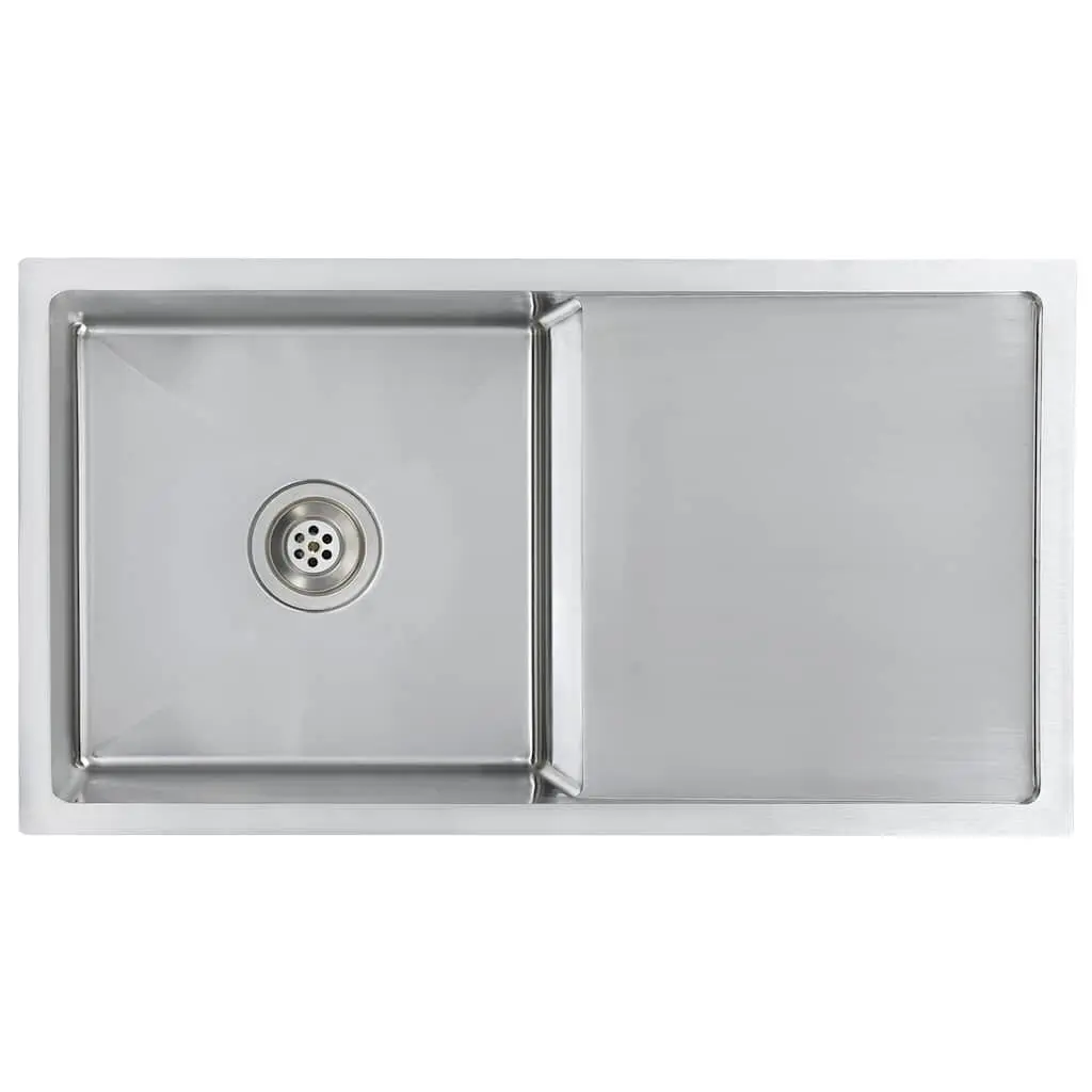 Handmade Kitchen Sink Stainless Steel Single Bowl Undermount
