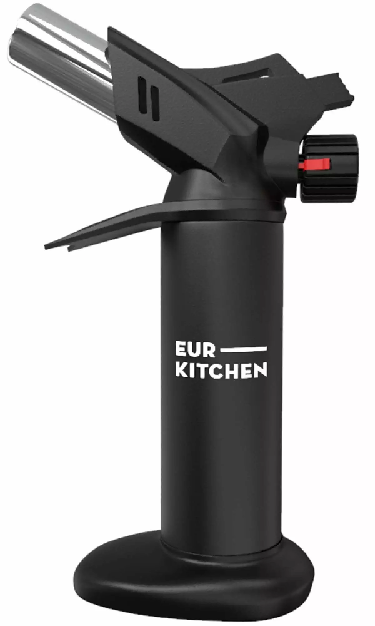 EurKitchen Large Culinary Butane Torch Protectty Lock Adjustable Flame Cooking