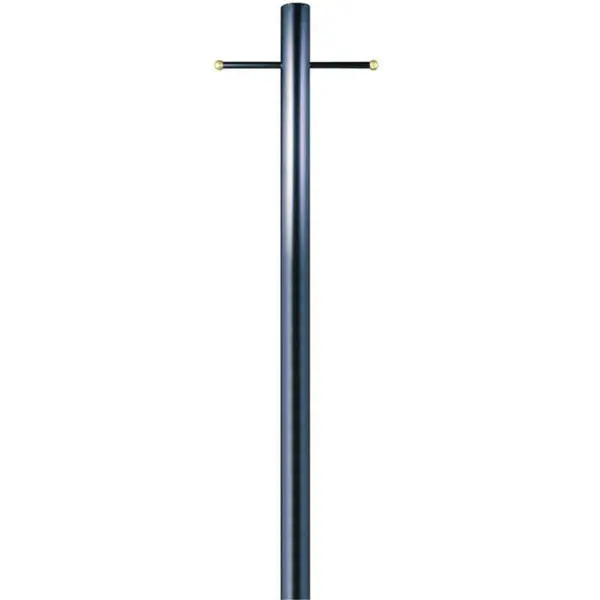 Westinghouse 66808 Steel Outdoor Lantern Post Ladder Rest 80 Inch Black Garden Lighting