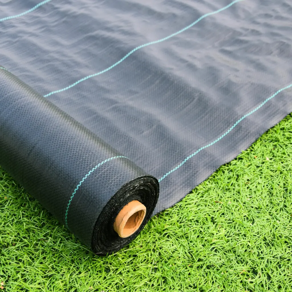 3.5Oz Weed Barrier Landscape Material 3Ft X 300Ft Dual Layer Heavy Duty shengsen metal products