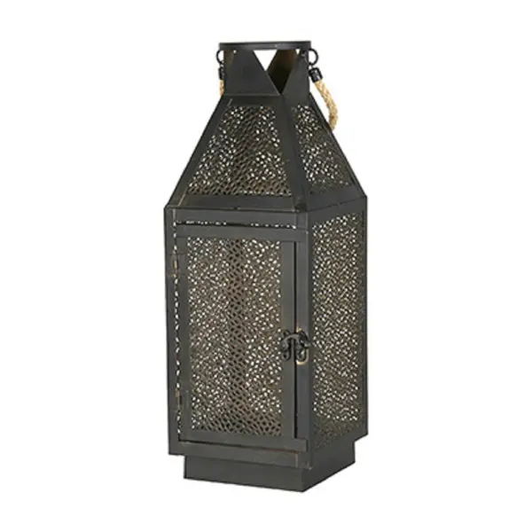 Four Seasons Courtyard 91286 Filigree Lantern Metal 16 Inch Outdoor Decorative Lighting