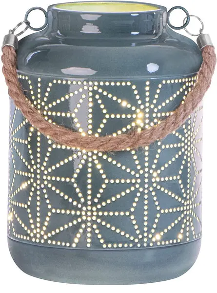 Sterno GL43839 Starburst Lantern 7 Inch Small Decorative Outdoor Light