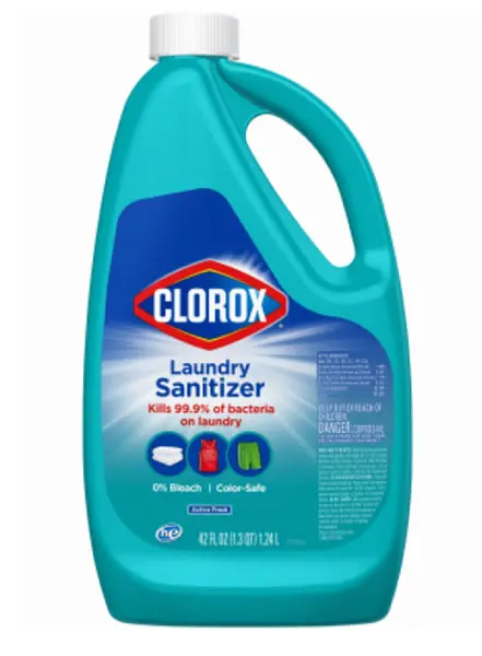 Clorox 32419 Laundry Sanitizer 42 Ounce Kills 99.9% Bacteria