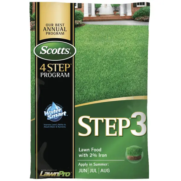 Scotts 33050 Step-3 Lawn Food 2% Iron 15000 Sq Ft Coverage - Lawn Fertilizer