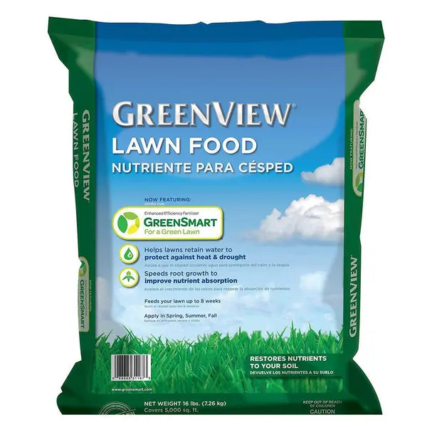 GreenView 21-29177 Lawn Food GreenSmart 22-0-4 16 Lb Covers 5000 Sqft