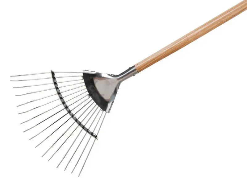Kent & Stowe Rust-proof Steel Garden Life Lawn & Leaf Rake, FSC 5-Year Frame Warranty