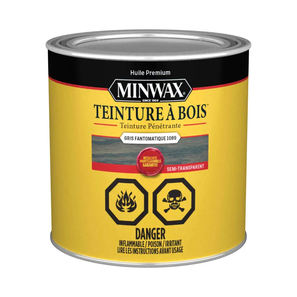 Semi-Transparent Wood Stain Phantom Grey, 236 ml