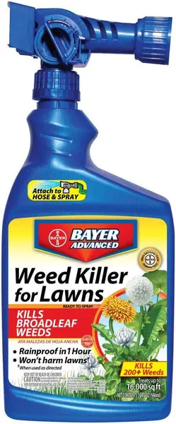 Bayer Advanced 704170A Weed Killer Lawns 32 Oz Effective Treatment