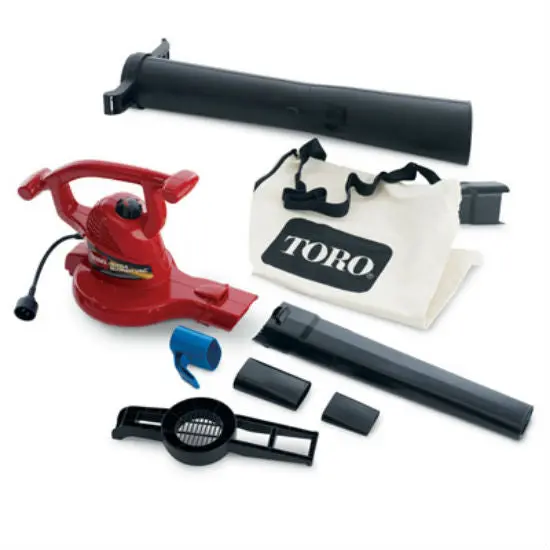 Toro 51619 Electric Ultra Blower Vacuum 250 Mph Air Velocity Leaf Blower Mulcher